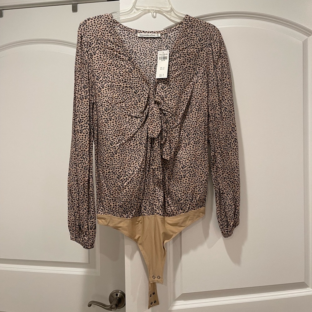 Abercrombie Cheetah Print Bodysuit